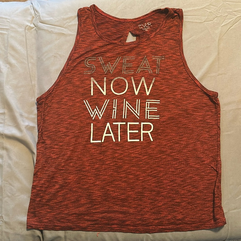 Sweat Now Wine Later Tank | XL
